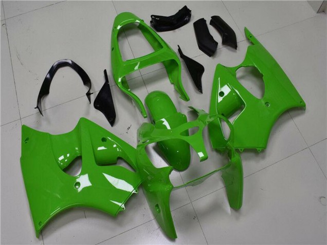 2000-2002 Green Black Kawasaki ZX6R Motorcycle Fairings Canada