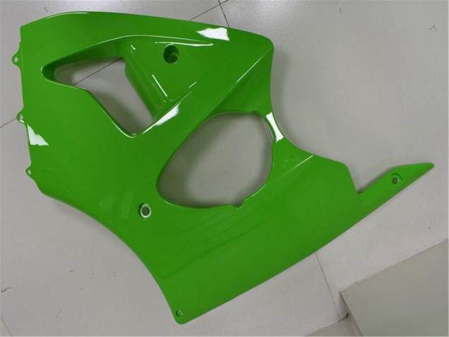 2000-2002 Green Black Kawasaki ZX6R Motorcycle Fairings Canada