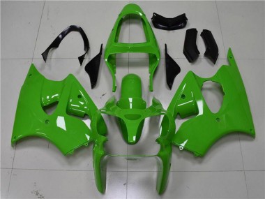 2000-2002 Green Black Kawasaki ZX6R Motorcycle Fairings Canada