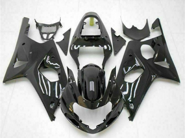2000-2002 Glossy Black Suzuki GSXR 1000 Motorcycle Fairings Canada
