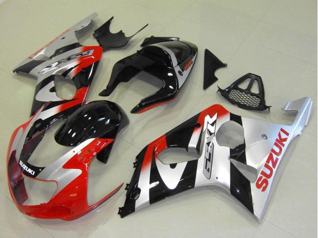2000-2002 Silver Red Glossy Black Suzuki GSXR 1000 Motorcycle Fairings Canada