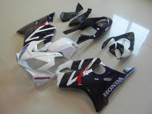 2001-2003 White Glossy Black F Sport Honda CBR600 F4i Motorcycle Fairings Canada