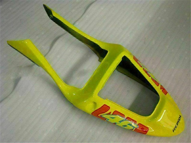 2001-2003 Yellow Orange Glossy Black Rossi 46 Honda CBR600 F4i Motorcycle Fairings Canada