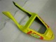 2001-2003 Yellow Orange Glossy Black Rossi 46 Honda CBR600 F4i Motorcycle Fairings Canada