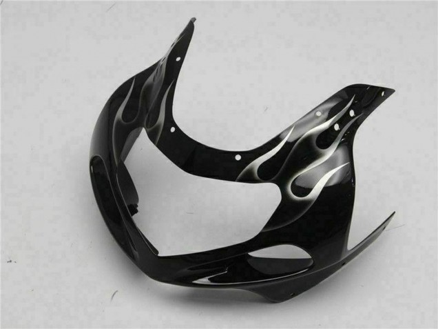 2001-2003 Glossy Black Silver Flame Suzuki GSXR 600/750 Motorcycle Fairings Canada