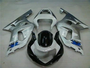 2001-2003 Yellow Glossy Black Suzuki GSXR 600/750 Motorcycle Fairings Canada
