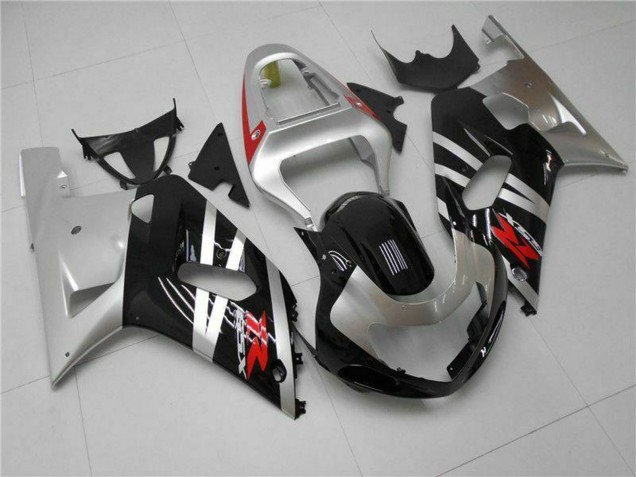 2001-2003 Silver Glossy Black Red Suzuki GSXR 600/750 Motorcycle Fairings Canada