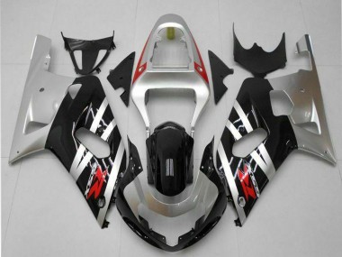 2001-2003 Silver Glossy Black Red Suzuki GSXR 600/750 Motorcycle Fairings Canada