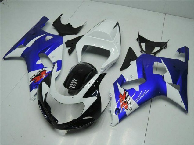 2001-2003 White Blue Black Suzuki GSXR 600/750 Motorcycle Fairings Canada