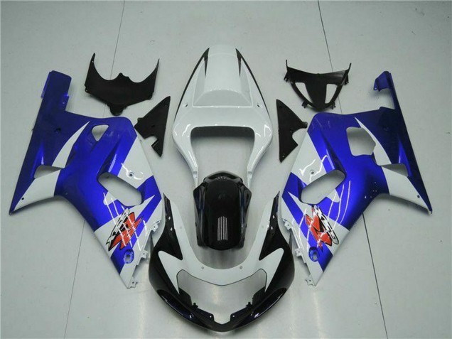 2001-2003 White Blue Black Suzuki GSXR 600/750 Motorcycle Fairings Canada