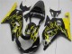 2001-2003 Glossy Black Yellow Flame Suzuki GSXR 600/750 Motorcycle Fairings Canada