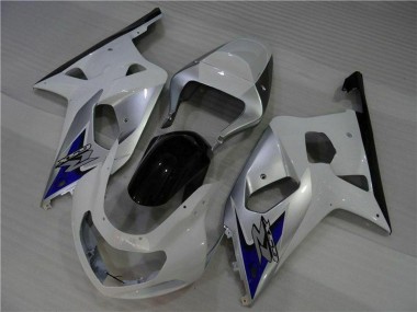 2001-2003 White Silver Blue Black Suzuki GSXR 600/750 Motorcycle Fairings Canada