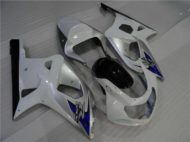 2001-2003 White Silver Blue Black Suzuki GSXR 600/750 Motorcycle Fairings Canada