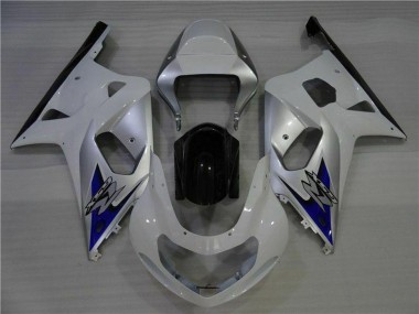 2001-2003 White Silver Blue Black Suzuki GSXR 600/750 Motorcycle Fairings Canada