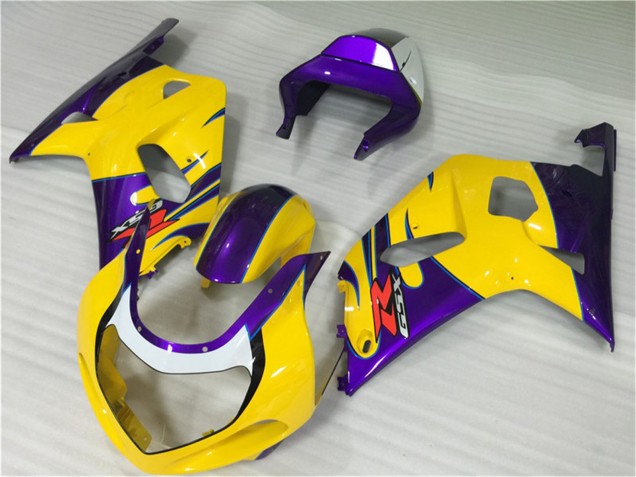 2001-2003 Yellow Purple Suzuki GSXR 600/750 Motorcycle Fairings Canada