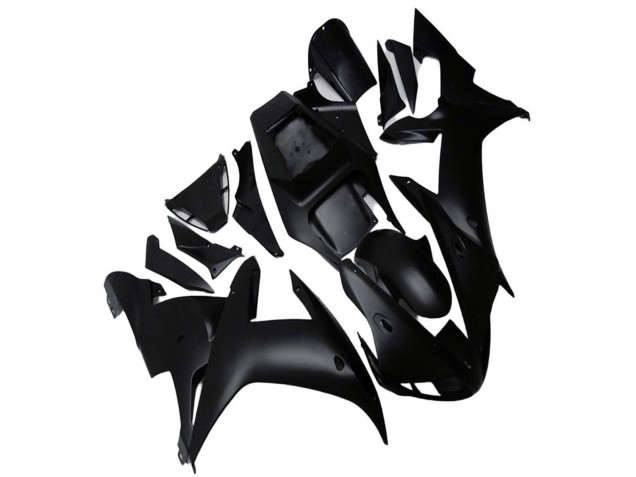 2002-2003 Matte Black Yamaha YZF R1 Motorcycle Fairings Canada