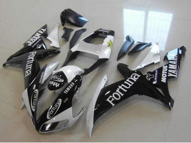 2002-2003 White Glossy Black Fortuna Motul Yamaha YZF R1 Motorcycle Fairings Canada