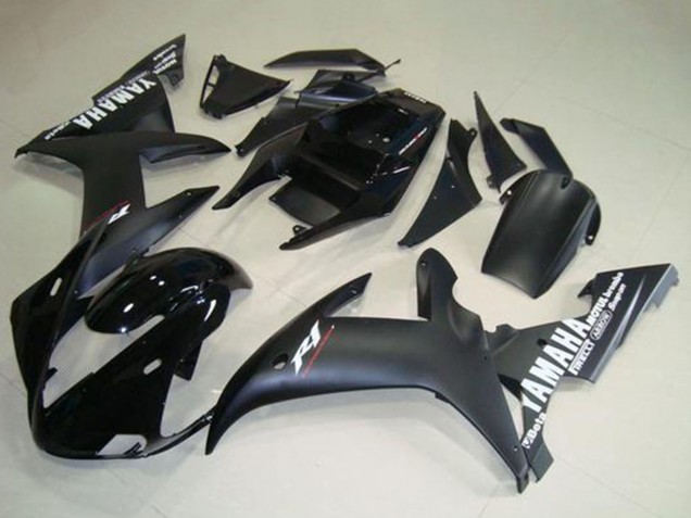 2002-2003 Glossy Black Matte Black White Decals Yamaha YZF R1 Motorcycle Fairings Canada