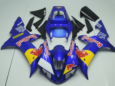 2002-2003 Blue Yellow Red Bull Yamaha YZF R1 Motorcycle Fairings Canada