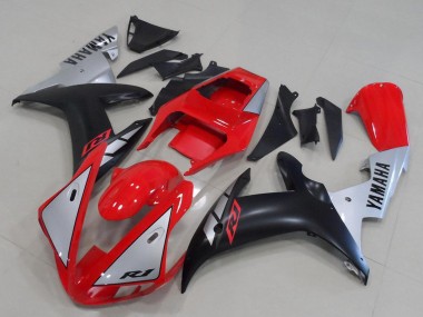 2002-2003 Red Silver Matte Black Yamaha YZF R1 Motorcycle Fairings Canada