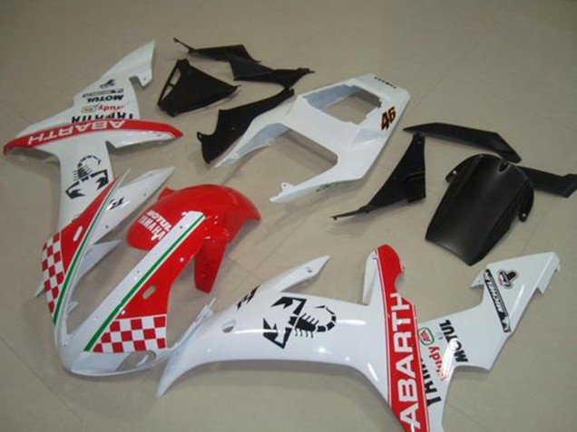 2002-2003 White Red Green Abarth Motul Michelin Yamaha YZF R1 Motorcycle Fairings Canada