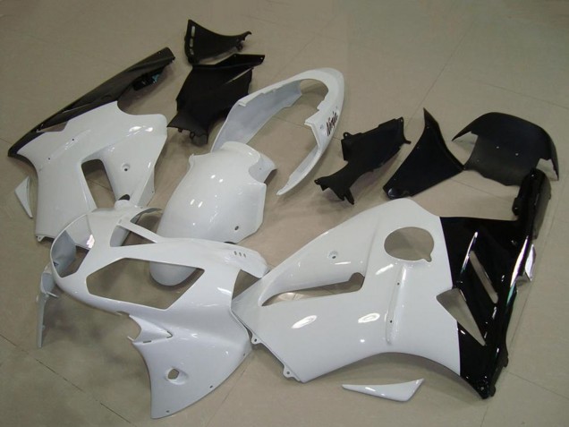 2002-2006 White Glossy Black Kawasaki ZX12R Motorcycle Fairing Canada