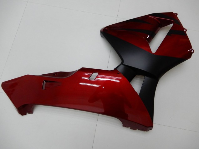 2003-2004 Red Matte Black Stripe Honda CBR600RR Motorcycle Fairings Canada