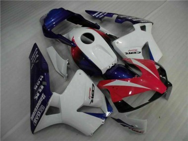2003-2004 White Red Blue Honda CBR600RR Motorcycle Fairing Canada