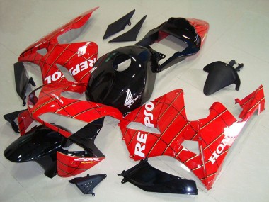 2003-2004 Red Glossy Black Spider Man White Repsol Honda CBR600RR Motorcycle Fairings Canada