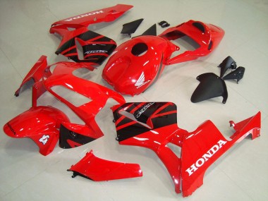 2003-2004 Red Glossy Black Honda CBR600RR Abs Fairings Canada