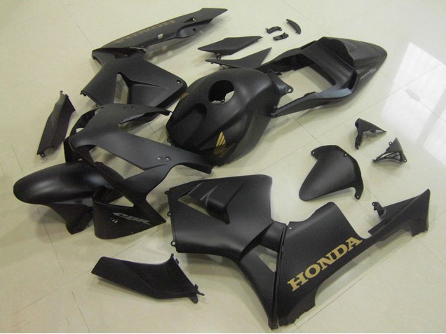 2003-2004 Matte Black Gold Decal Honda CBR600RR Motorcycle Fairings Canada
