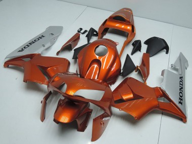2003-2004 Silver Orange Honda CBR600RR Motorcycle Fairings Canada