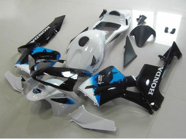 2003-2004 White Blue Glossy Black Honda CBR600RR Motorcycle Fairings Canada
