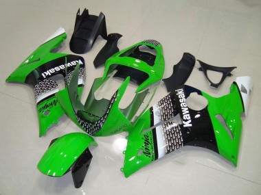 2003-2004 Green White Black Kawasaki ZX6R Motorcycle Fairing Canada
