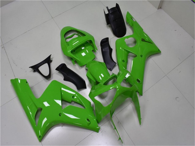 2003-2004 Green Kawasaki ZX6R Motorcycle Fairing Canada
