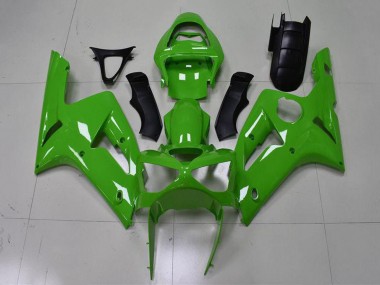 2003-2004 Green Kawasaki ZX6R Motorcycle Fairing Canada