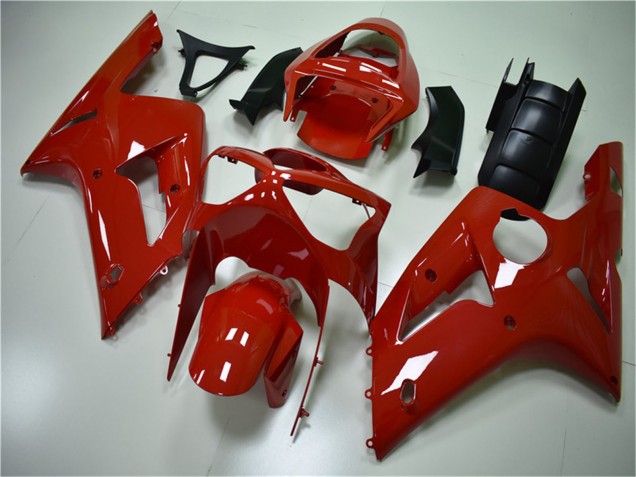 2003-2004 Red Kawasaki ZX6R Motorcycle Fairing Kits Canada