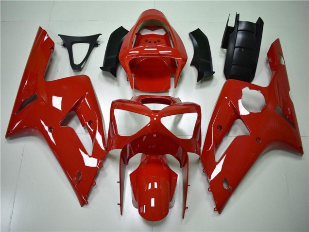 2003-2004 Red Kawasaki ZX6R Motorcycle Fairing Kits Canada