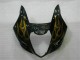 2003-2004 Glossy Black Gold Flame Suzuki GSXR 1000 Motorcycle Fairings Canada