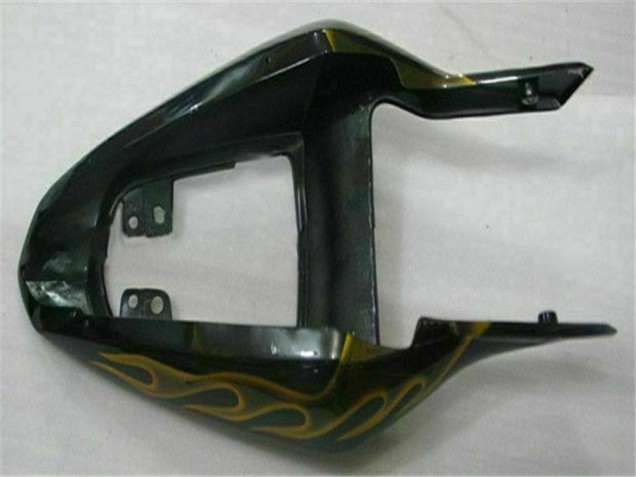 2003-2004 Glossy Black Gold Flame Suzuki GSXR 1000 Motorcycle Fairings Canada