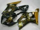 2003-2004 Glossy Black Gold Flame Suzuki GSXR 1000 Motorcycle Fairings Canada