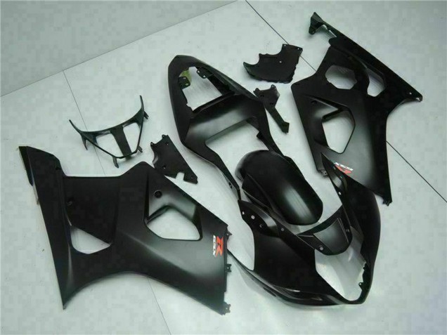 2003-2004 Matte Black Red Suzuki GSXR 1000 Motorcycle Fairings Canada