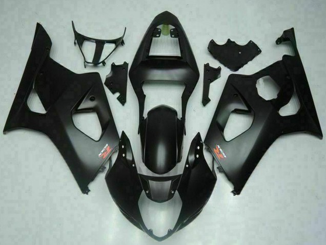 2003-2004 Matte Black Red Suzuki GSXR 1000 Motorcycle Fairings Canada