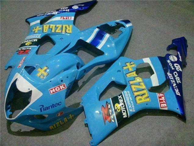 2003-2004 Blue White Yellow Rizla Suzuki GSXR 1000 Motorcycle Fairings Canada