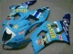 2003-2004 Blue White Yellow Rizla Suzuki GSXR 1000 Motorcycle Fairings Canada