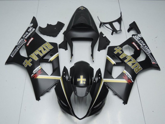2003-2004 Matte Black Rizla Suzuki GSXR 1000 Motorcycle Fairings Canada