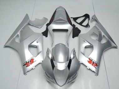 2003-2004 Silver Red OEM Style Suzuki GSXR 1000 Motorcycle Fairings Canada