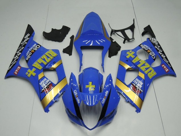 2003-2004 Blue Gold Black Rizla Suzuki GSXR 1000 Motorcycle Fairing Canada