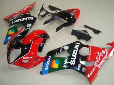 2003-2004 Red Black Blue Green JOMO Pepephone Suzuki GSXR 1000 Motorcycle Fairings Canada
