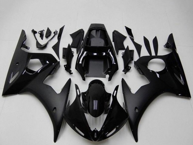 2003-2004 Glossy Black Matte Black Yamaha YZF R6 Motorcycle Fairings Canada